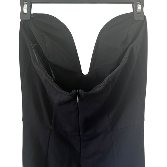 hours Cynlee U-Wire Neckline Mini Black Bodycon Dress Size M - Picture 4 of 11